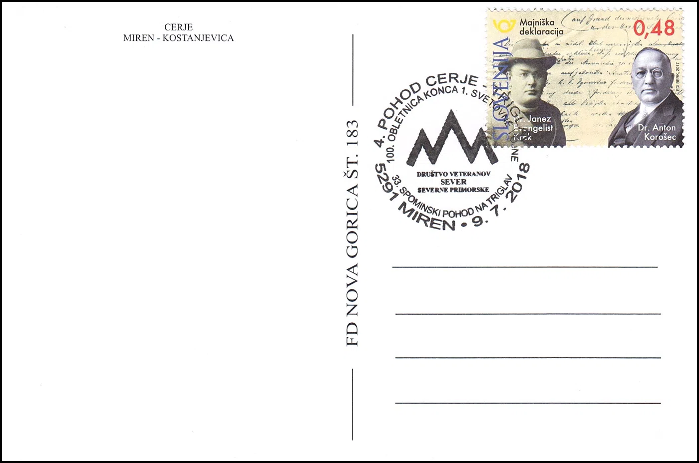 4. POHOD CERJE - TRIGLAV 33. SPOMINSKI POHOD NA TRIGLAV